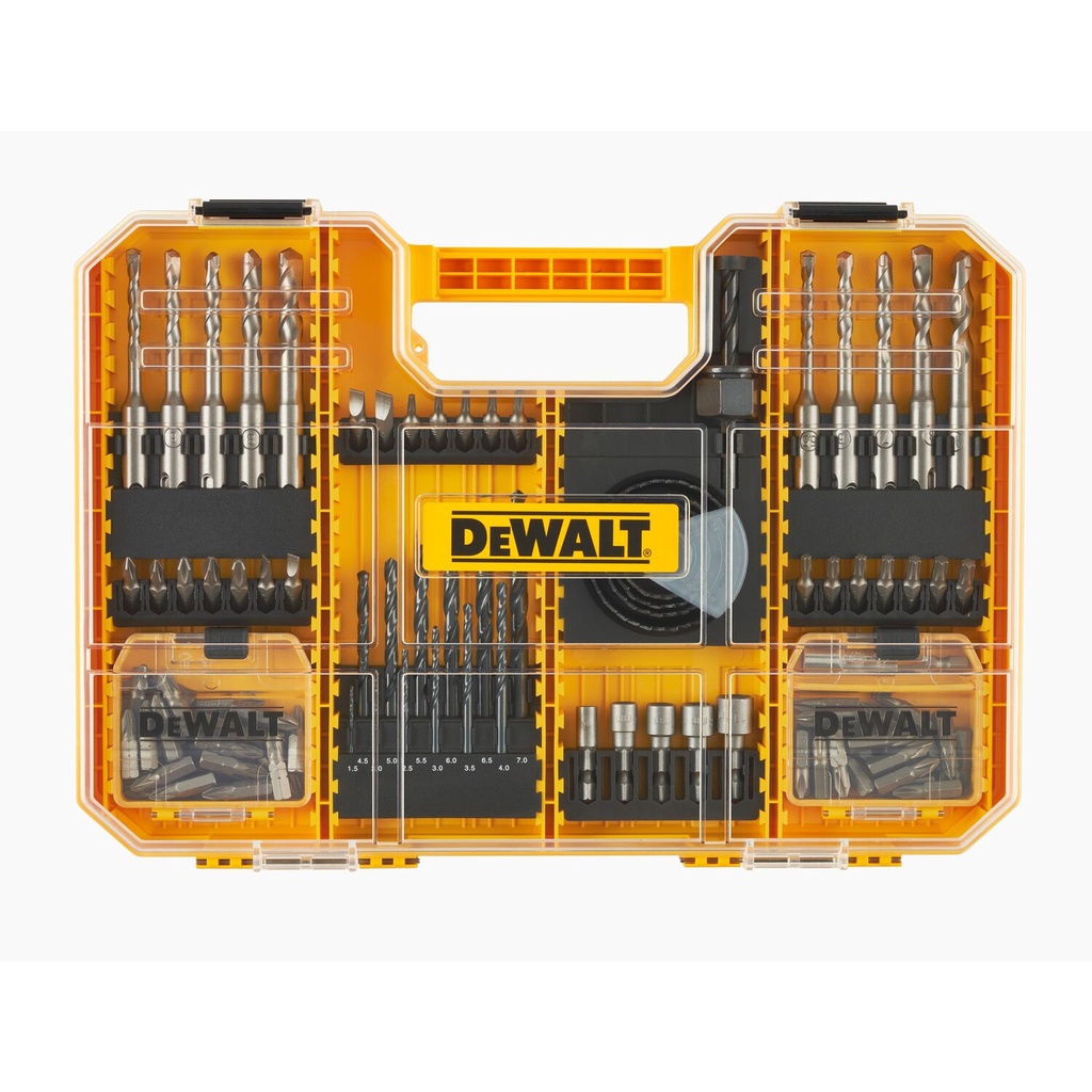 TSTAK antgaliukų-grąžtų komplektas, DeWALT 102 vnt.