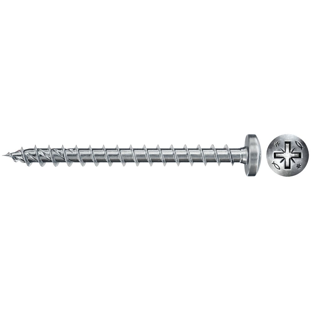 Self-tapping screws with a rounded head FPF II PZF 4.0x25, Fischer 200 pcs.