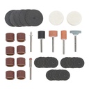 Straight grinder accessory set, Pony Jorgensen, 51 pcs