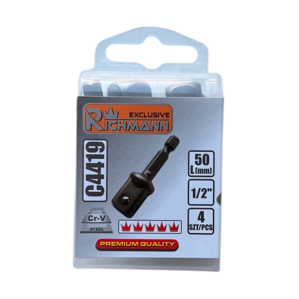 Adapter 1/2", 4 tk
