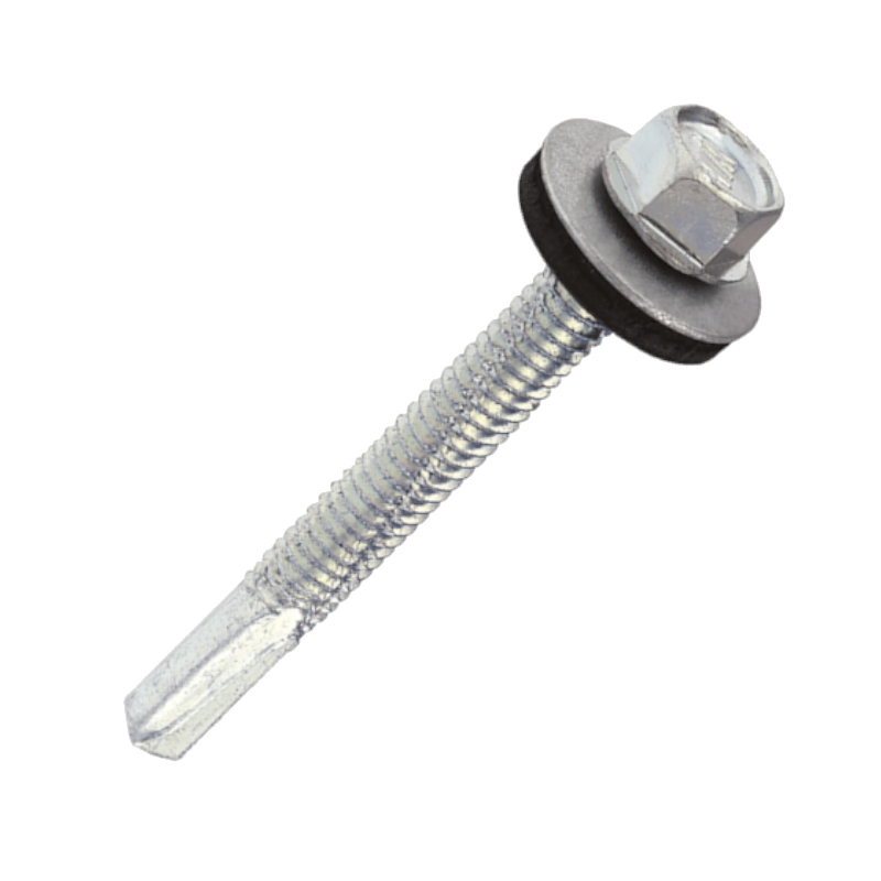 Roofing self-drilling screw for metal  5,5x38-Zn -12mm,WSS, WKRET-MET, 250pcs.