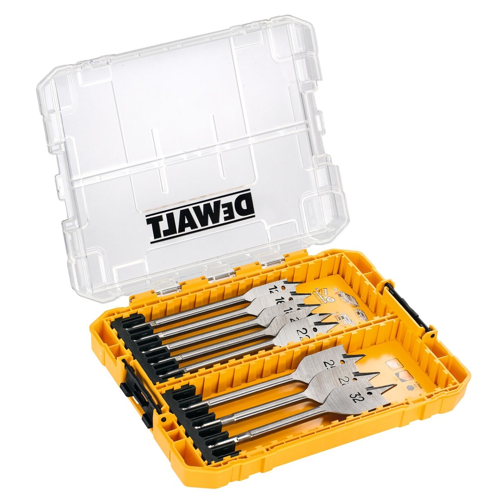 DeWALT EXTREME lapik puidupuuride komplekt, 8 tk