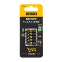 FLEXTORQ skrūvgriežu uzgaļi T10 25 mm, DeWALT, 5 gab.