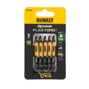 Sukimo antgaliukai FLEXTORQ T10 57 mm, DeWALT, 5 vnt.