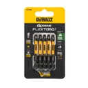 FLEXTORQ Screwdriver Bits T25 57 mm, DeWALT, 5 pcs
