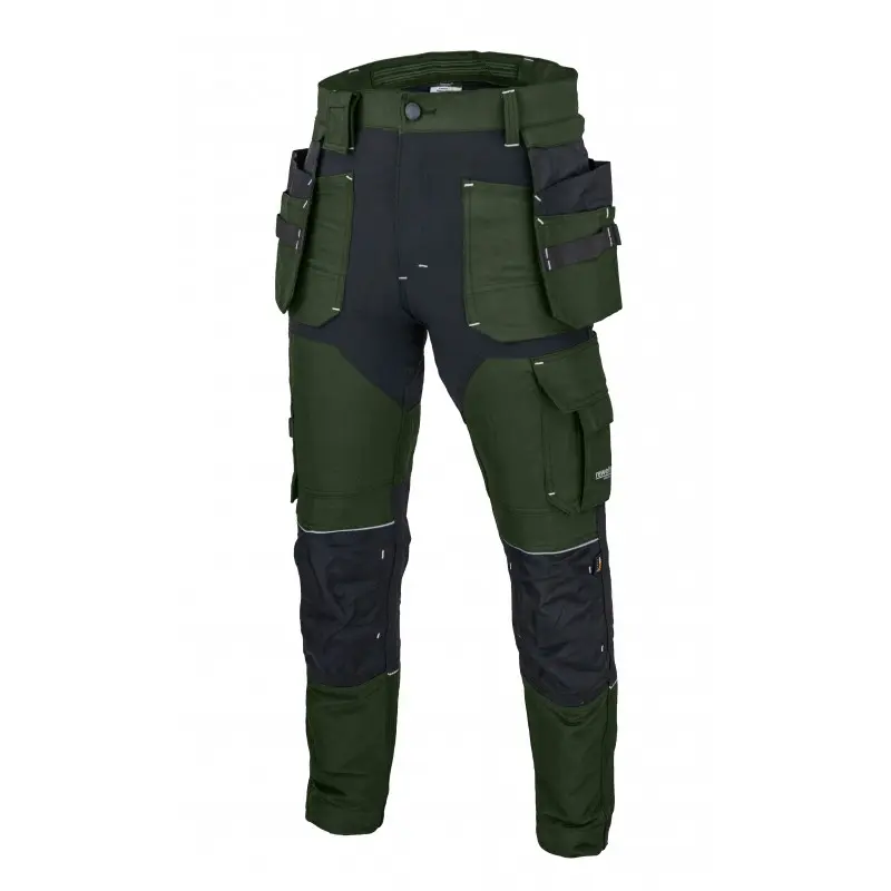Bikses STRETCH PLUS, zaļas, REWELLY (54 izmērs)