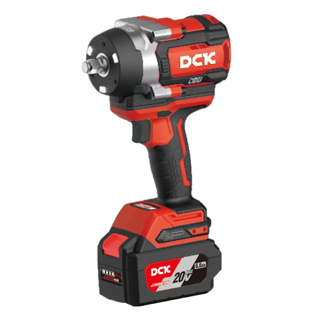 Bezvada bezsuku triecienatslēga 968 Nm. 1/2, 20V, KDPB968FK, DCK (2×5,0Ah akumulatori, lādētājs)