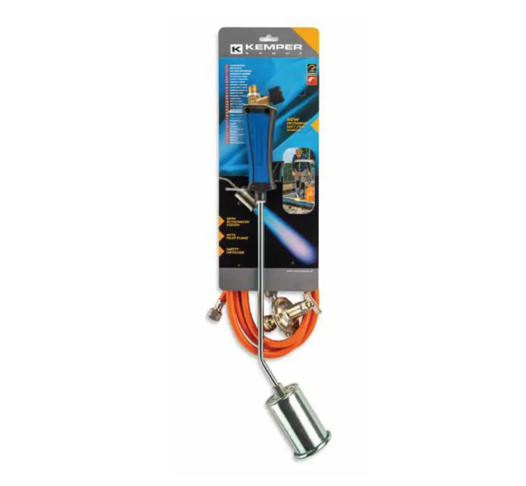 Roofing torch 86 cm, with regulator and 5 m hose, KEMPER