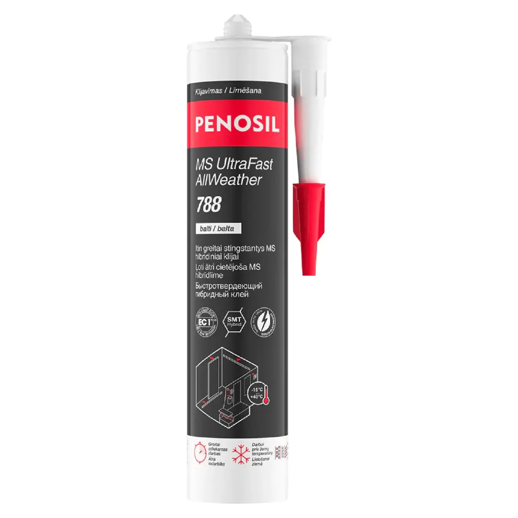 Ātri cietējoša līme, MS UltraFast AllWeather 788, 290 ml, PENOSIL