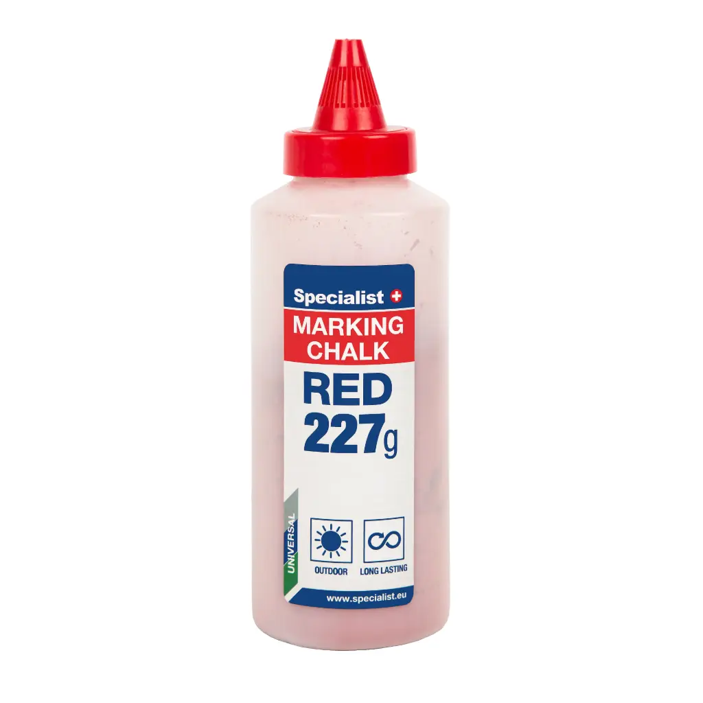 Marķēšanas krīts, sarkans, 227 g, SPECIALIST+