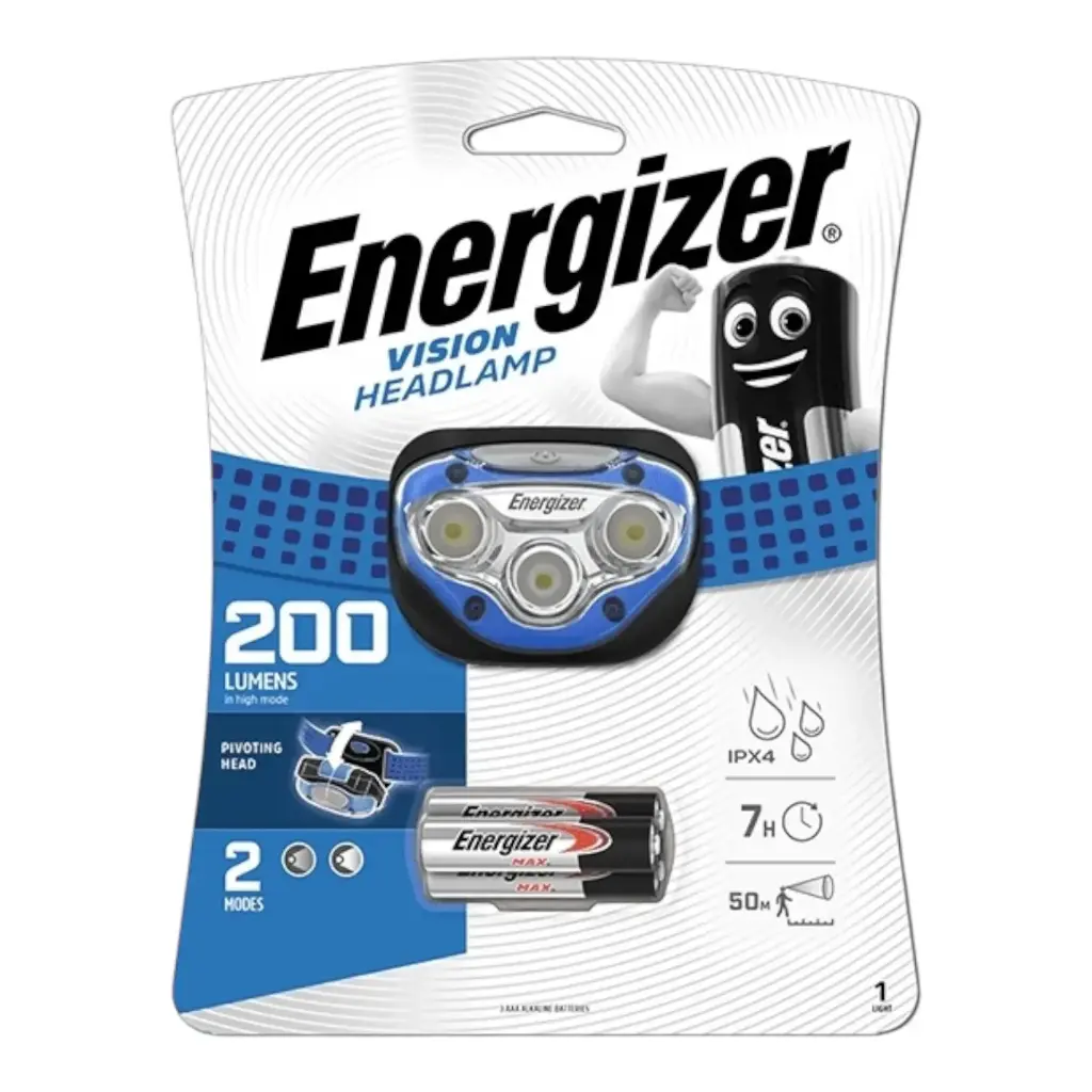 Headlamp, 450lm, 3xAAA, VISION ULTRA HD, ENERGIZER