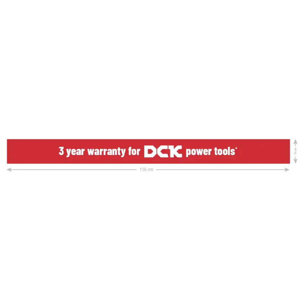 Magnētiskā garantijas josla, 120 cm, EN, DCK