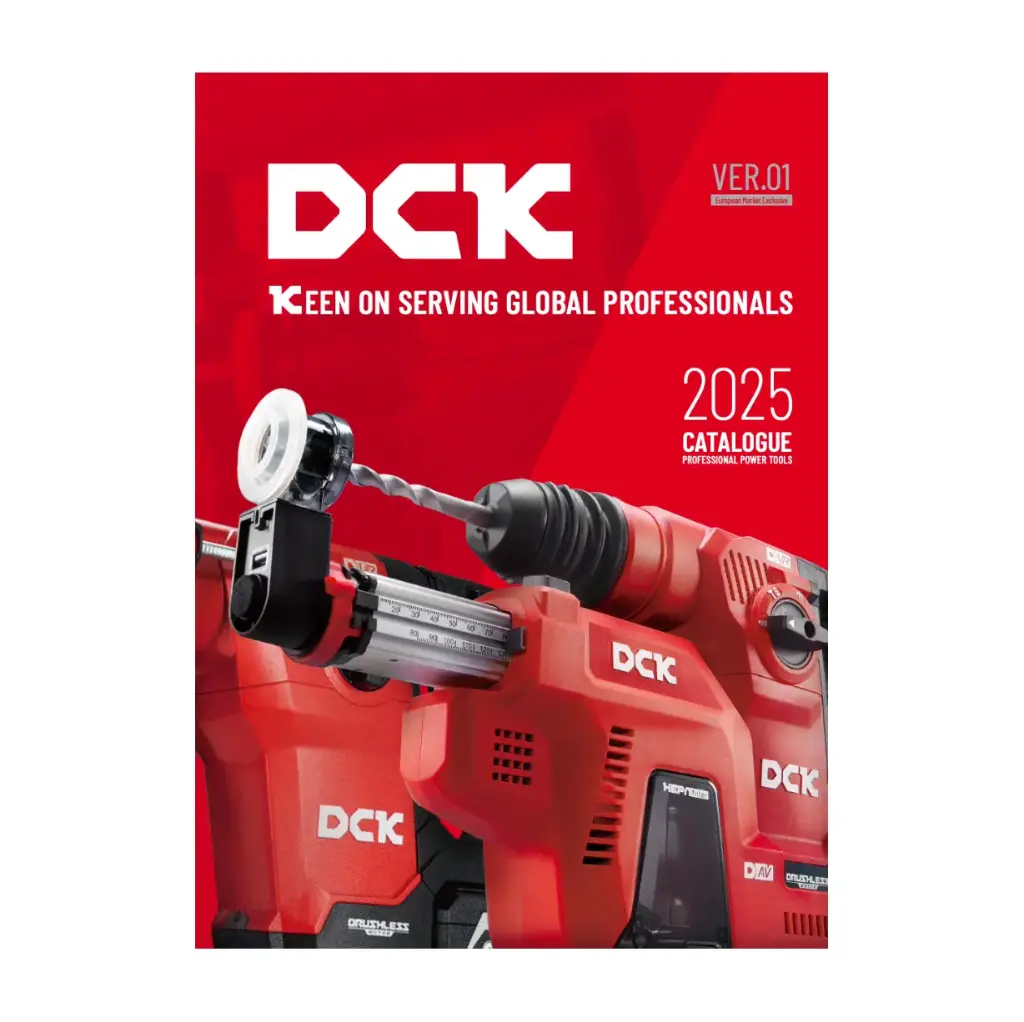 Akumuliatorinių ir elektrinių įrankių atalogas, DCK