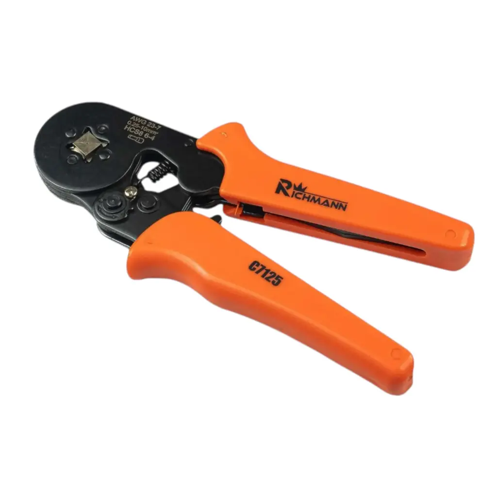 Crimping pliers for wire terminals, 0.25–10 mm², RICHMANN