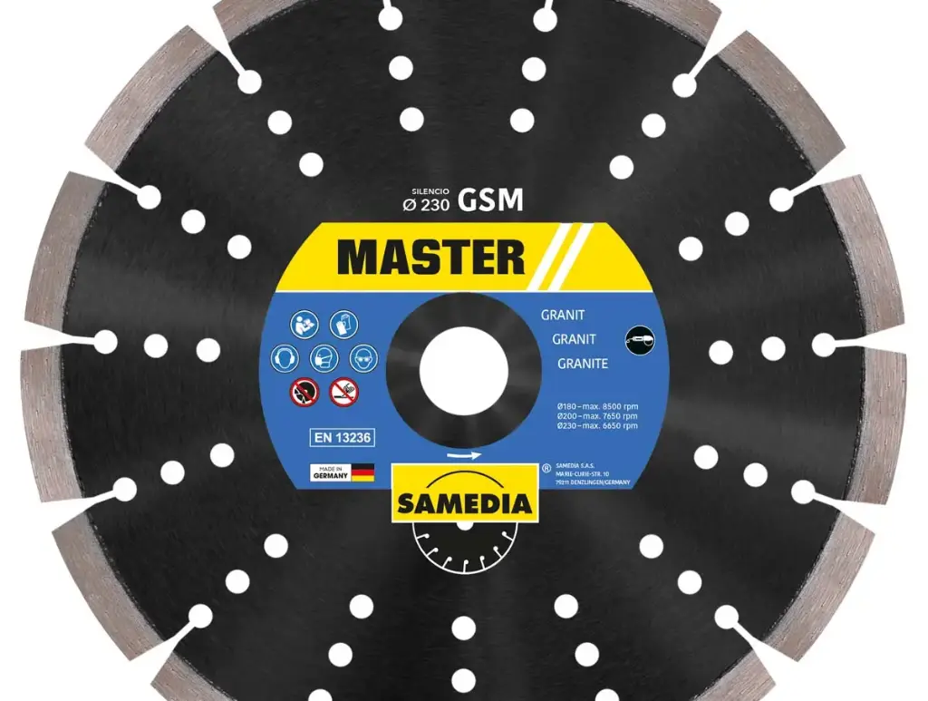 Teemantlõikeketas GSM SILENCIO 400x30/25,4 mm. SAMEDIA 