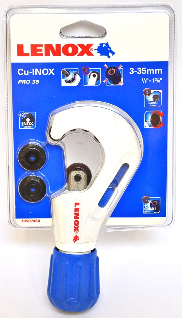 Griešanas ierīce caurulēm "LENOX" Multi PRO 3-35 mm
