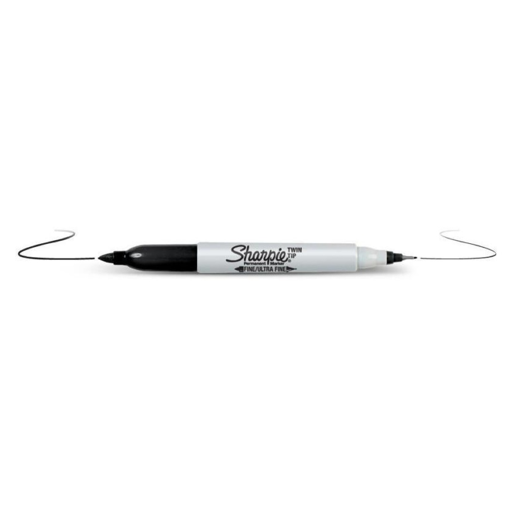 Marker Sharpie Twin Tip black