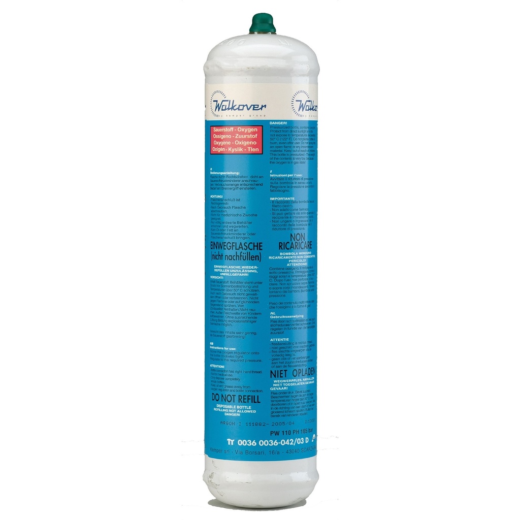 Oxygen cylinder 110 bar
