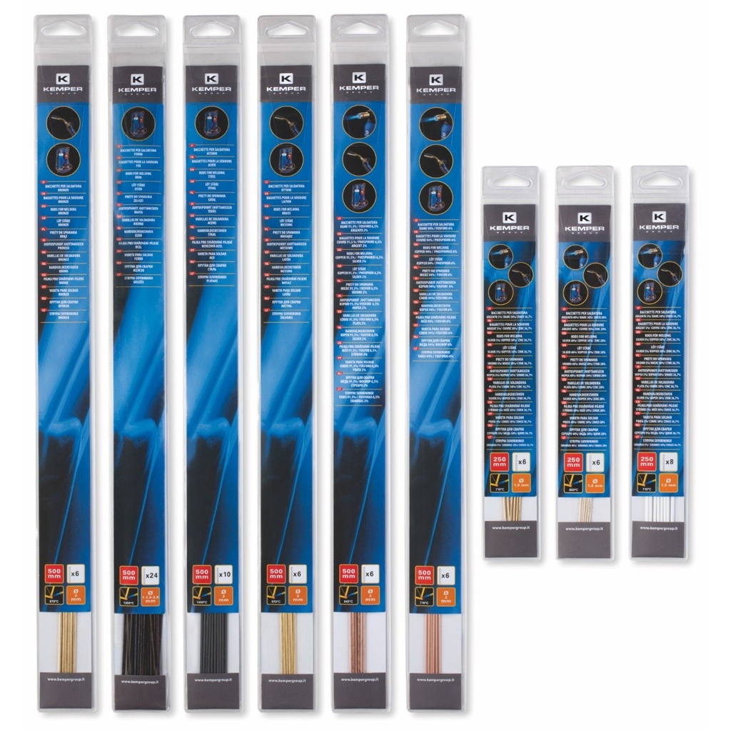 Steel rods , KEMPER, 10 pcs