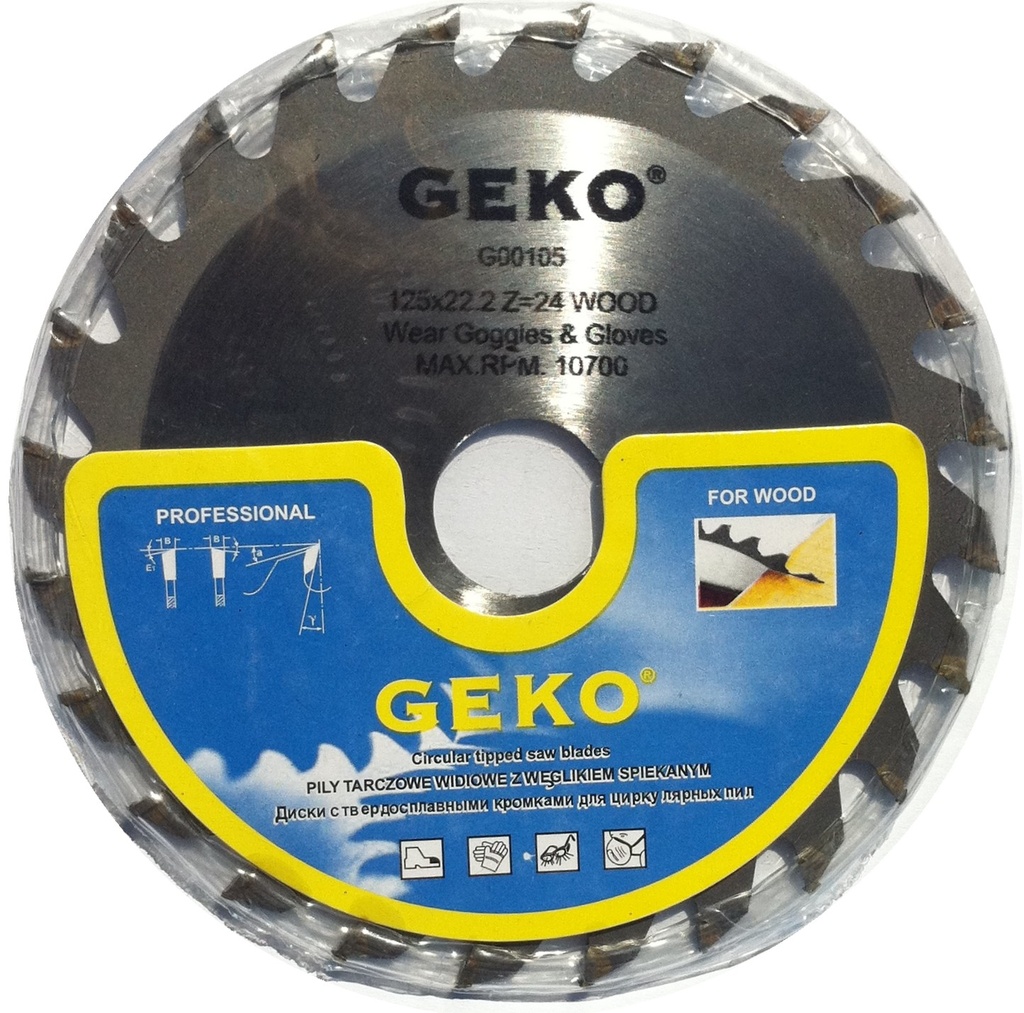Saeketas GEKO 125x22,2x40T