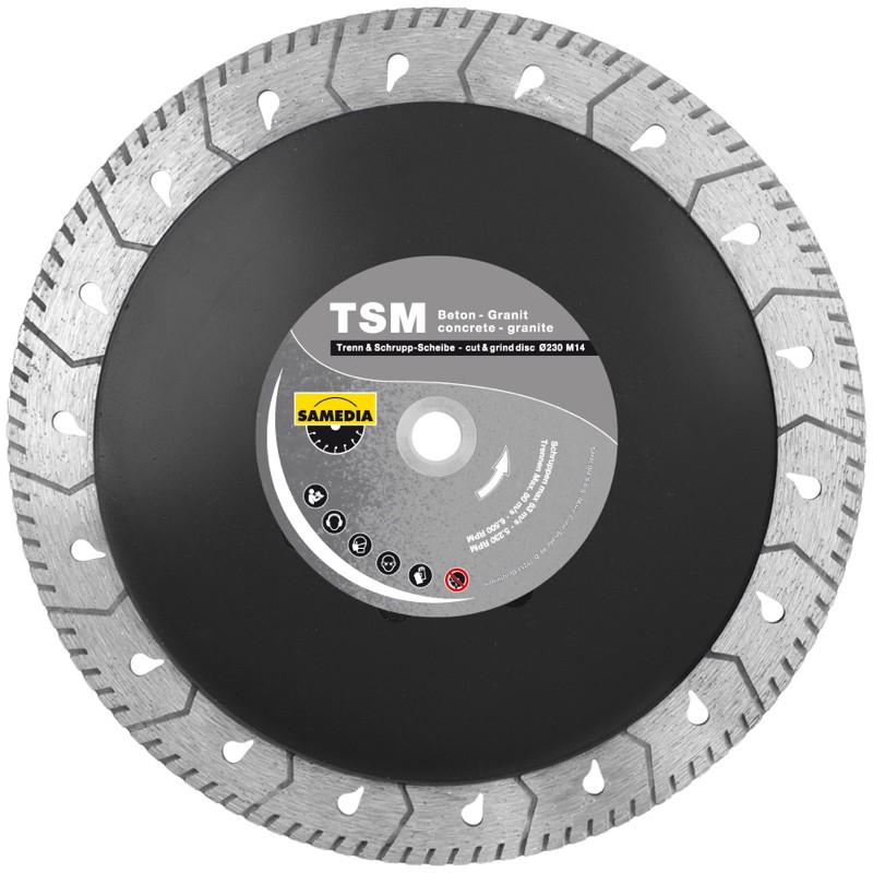 Teemantketas Samedia TSM 230 mm M14