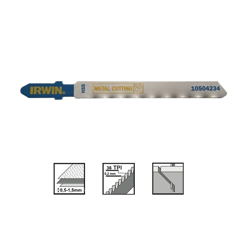 IRWIN tikksaetera T118G, metallile