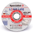SPECIALIST+ metalo pj.diskas LONG LIFE, 125x0.8x22 mm