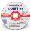 SPECIALIST+ metāla griešanas disks LONG LIFE, 180 x 1.5 x 22 mm