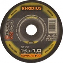 Disks metālam, XT70, 125x1,0x22,23 mm, RHODIUS