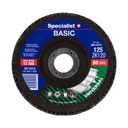 SPECIALIST+ vēdekļveida slīpēšanas disks BASIC ZK120, 125 mm