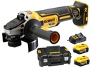 Angle grinder DeWalt DCG405P2-QW;18V 2x5,0Ah