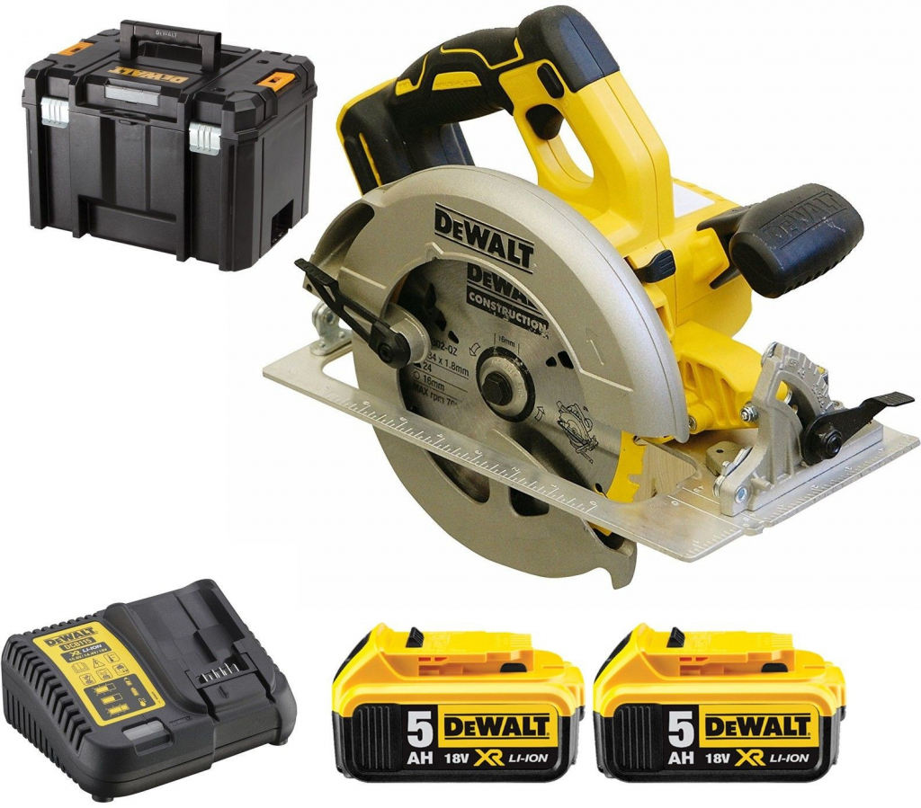 Circular Saw DeWalt DCS570P2; 18V 2x5Ah
