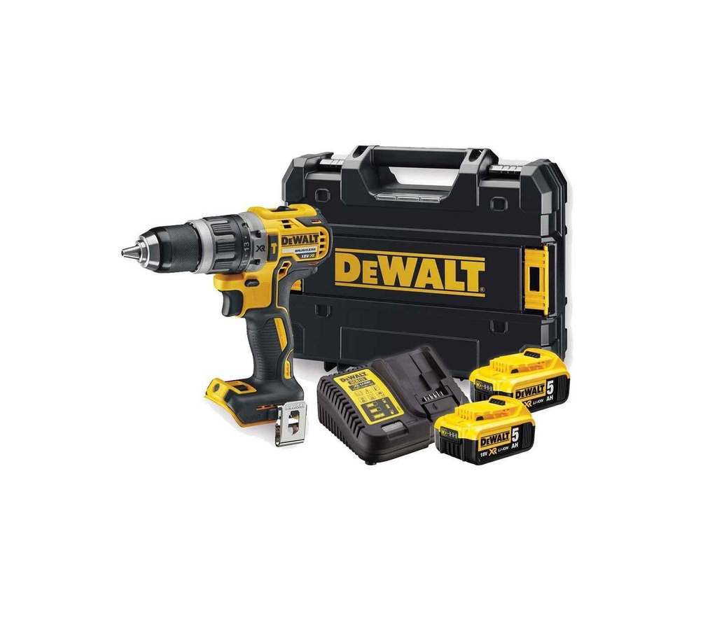 Akulööktrell DeWALT DCD796P2; 18V 2x5,0Ah