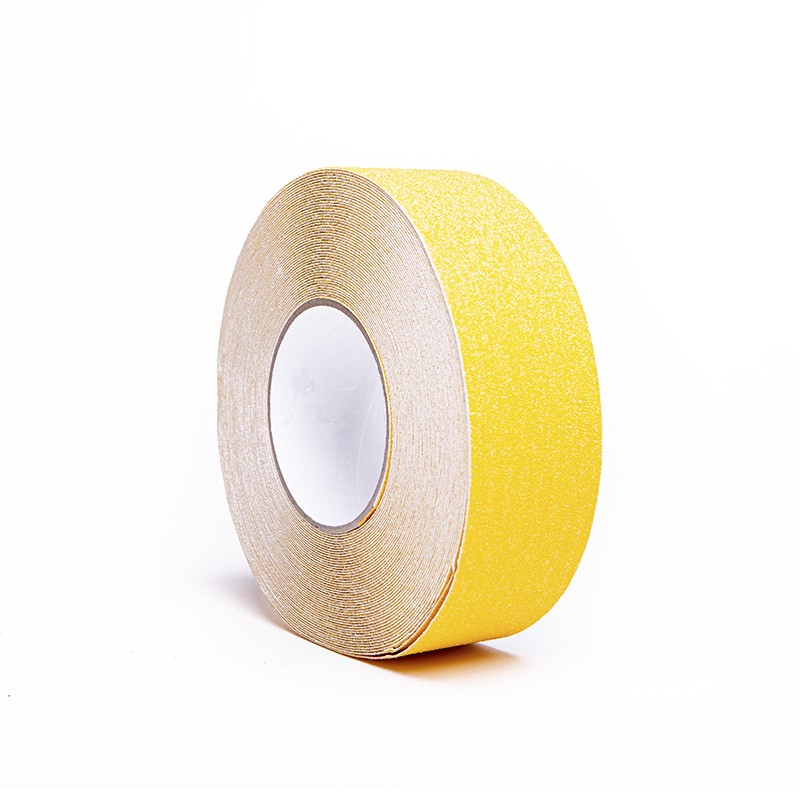Libisemisvastane teip Safety-Grip, 50 mm × 18,3 m, kollane