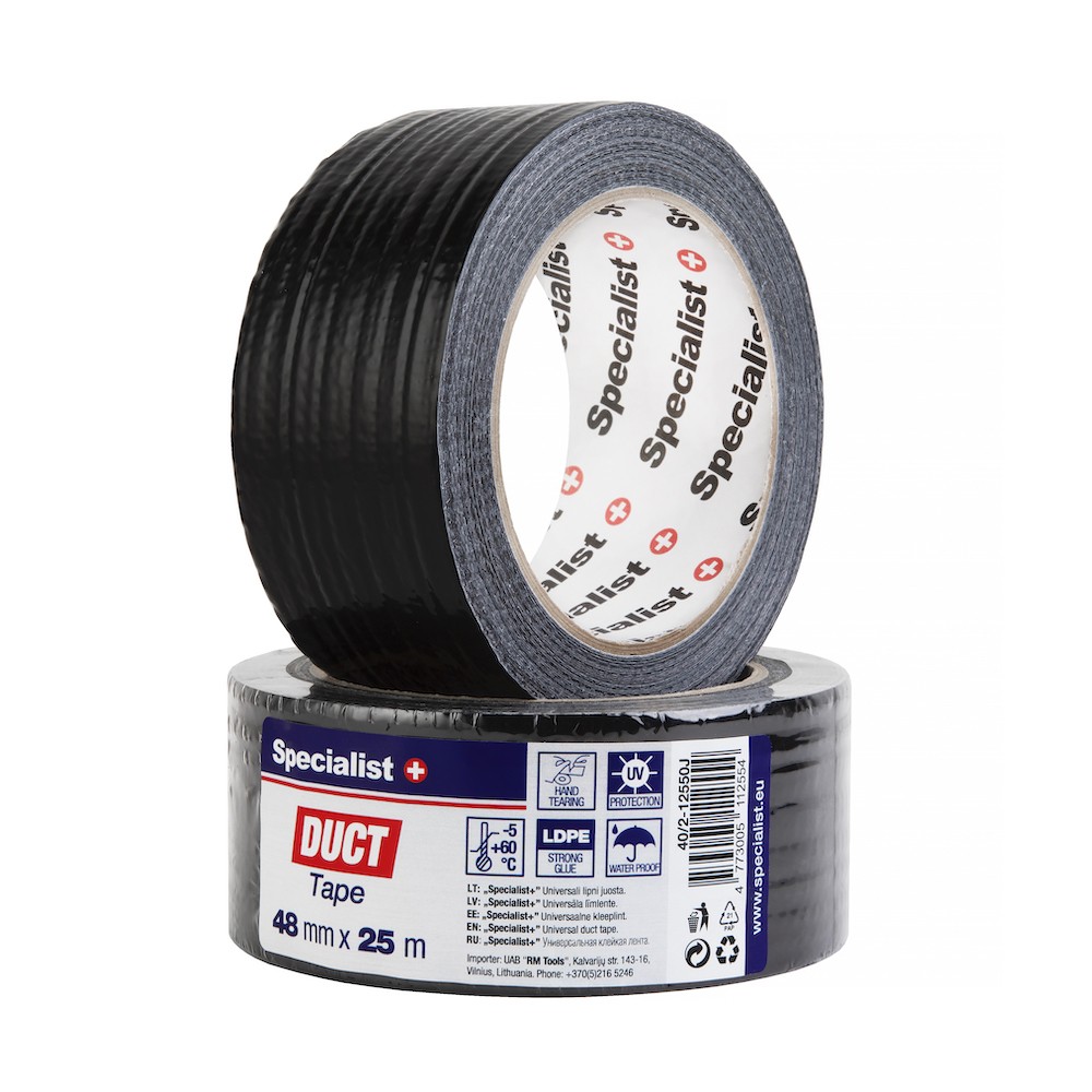 SPECIALIST+ teip, 48 mm x 25 m, must
