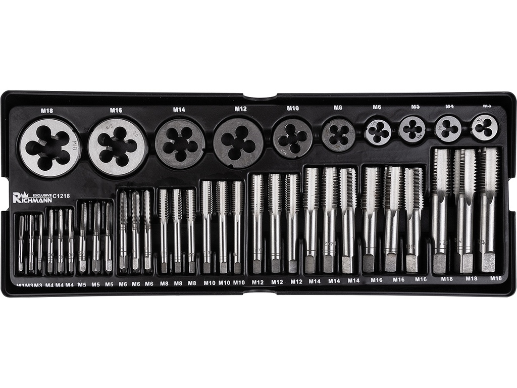 TRAY – Tap and dies set