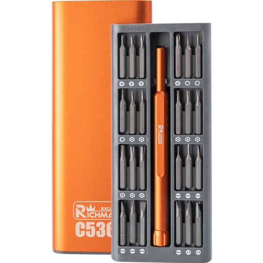 [42-C5368] MINI SCREWDRIVERS SET HANDLE +48 BITS S2