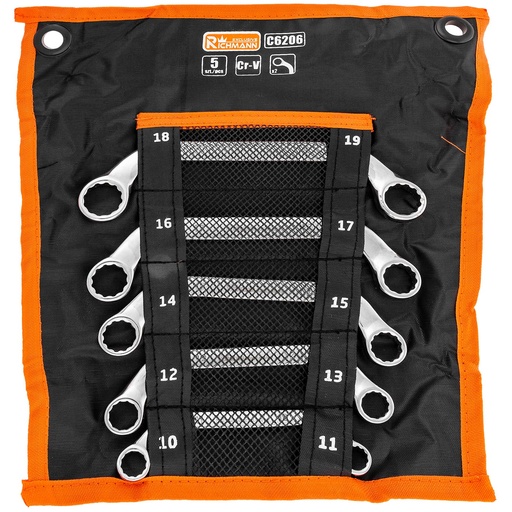 [42-C6206] Salocītas atslēgas 10mm-19mm