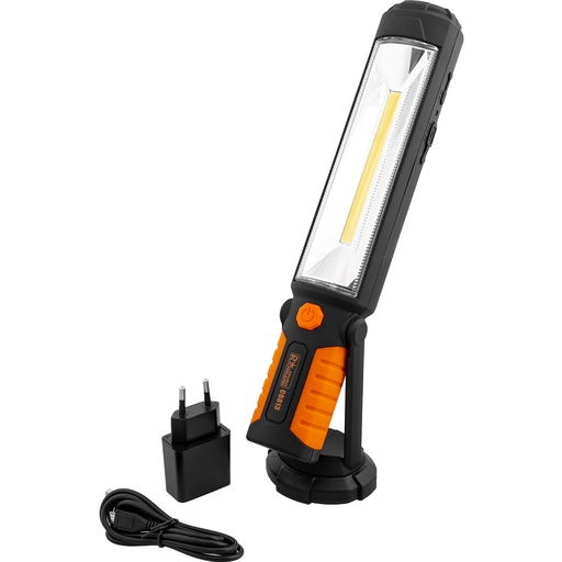 [42-C6813] Įkraunamas žibintuvėlis „CORONA" 5W +5 LED