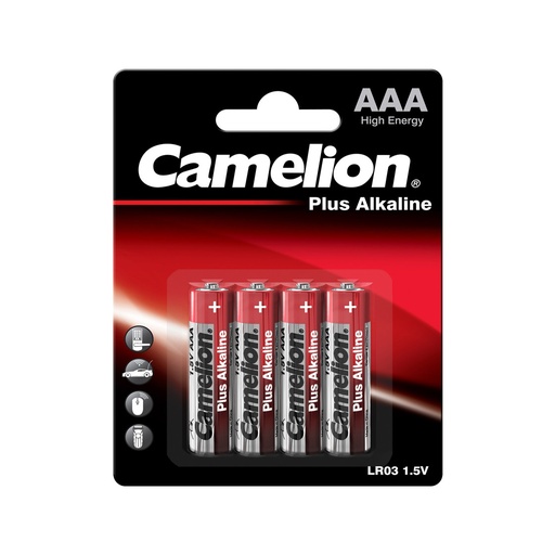 [44/1-LR03BP4] Elementai alkaline, LR03-BP4, AAA, CAMELION, 4 vnt.
