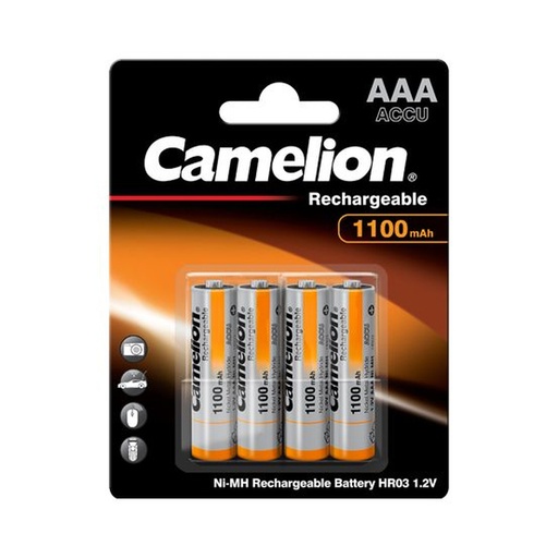[44/2-003] Rechargeable elements NH-AAA1100BP4, CAMELION, 4 pcs