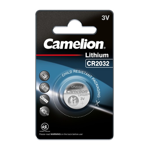 [44/3-CR2032] Liitium-patarei CR2032, 3V, CAMELION, 1 tk