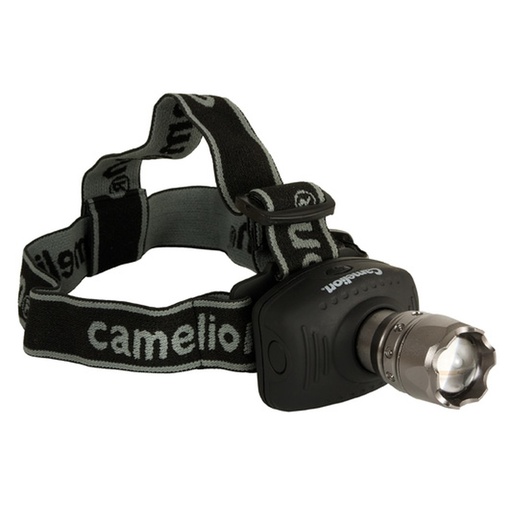 [44/4-010] Galvos žibintuvėlis ZOOM LED CT-400, 3W, 140lm, 3xAAA, CAMELION