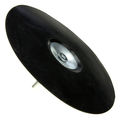 [45-RP49] Slīpēšanas plastmasas pamatne ar kātiņu, 125 mm.