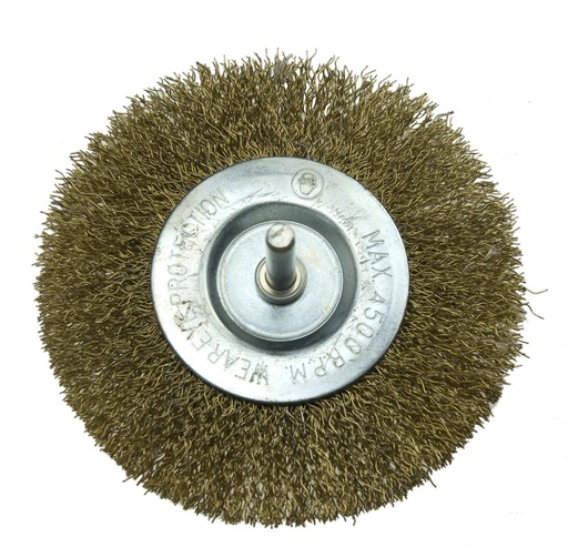[45-SRRT080] Met. birste, 80mm, plakana ar kātu