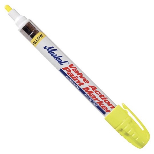 [46-097050] Markal fluorestseeruv marker värvimarker Valve-Action, kollane