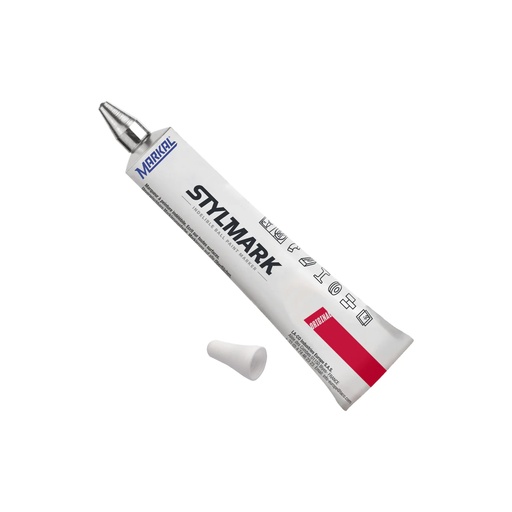 [46-10120103] Stylmark tube 2 mm marker white