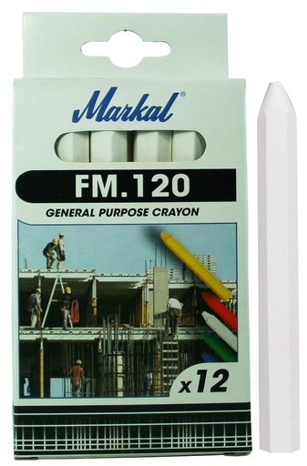 [46-44010100] Markal vahakriidid FM120, valge