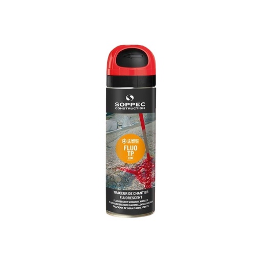 [46/2-141213] Žymėjimo dažai Track Marker, raudoni, SOPPEC, 500 ml