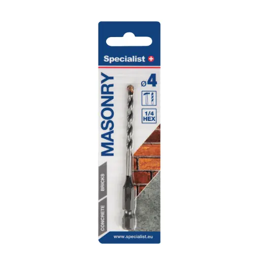 [51/1-04040] SPECIALIST+ grąžtas MASONRY, 4x45/90 mm